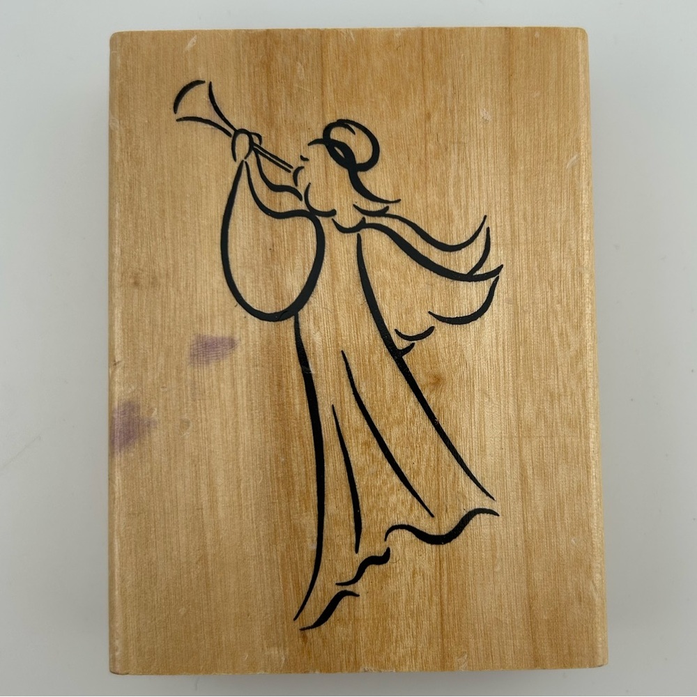 Anita’s “Angel” Wood Mount Stamp